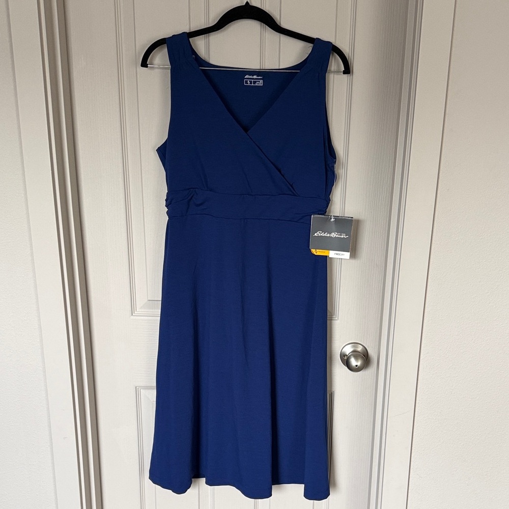 Eddie Bauer Royal Blue Midi Dress